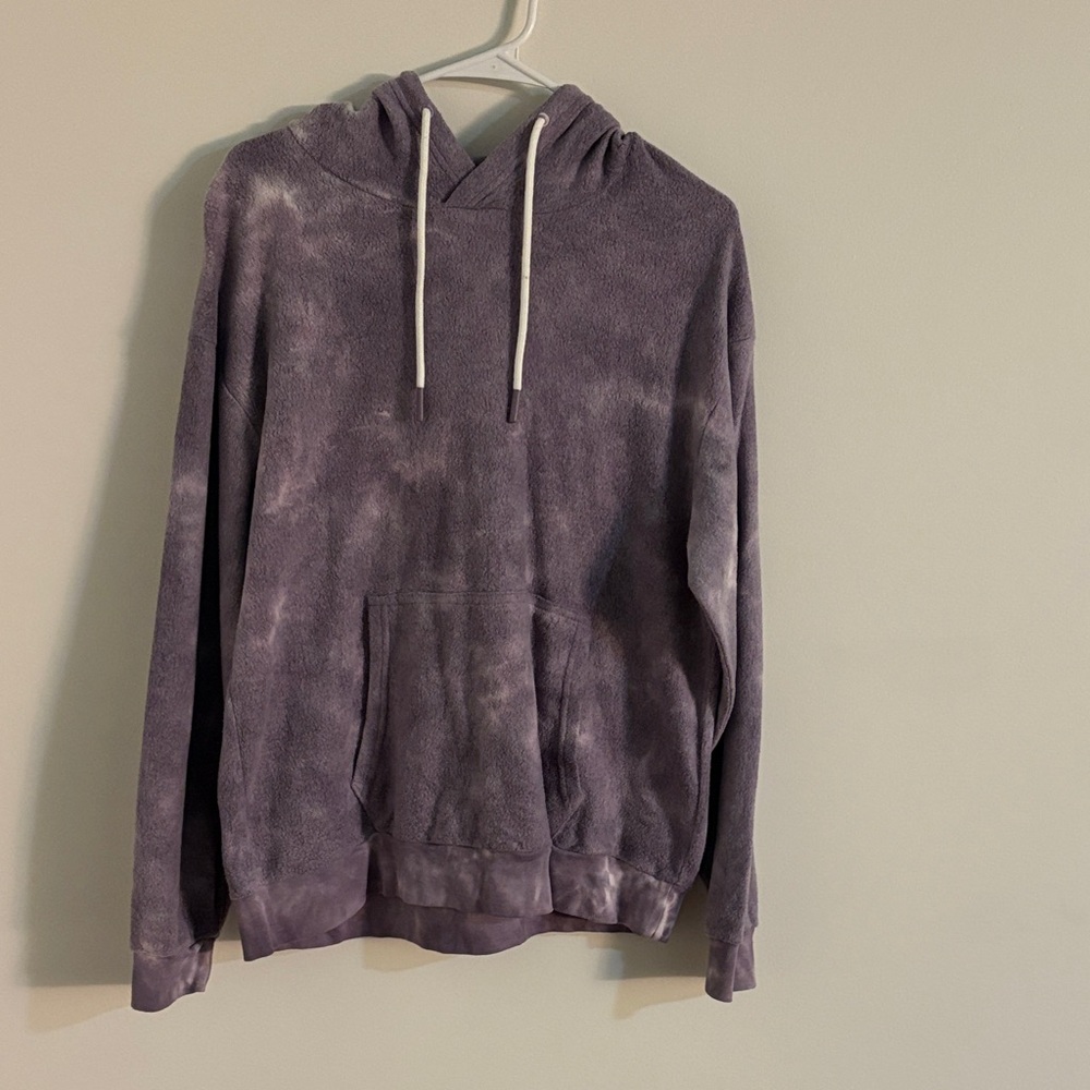 Stylish Purple Tie-Dye Hoodie for Women